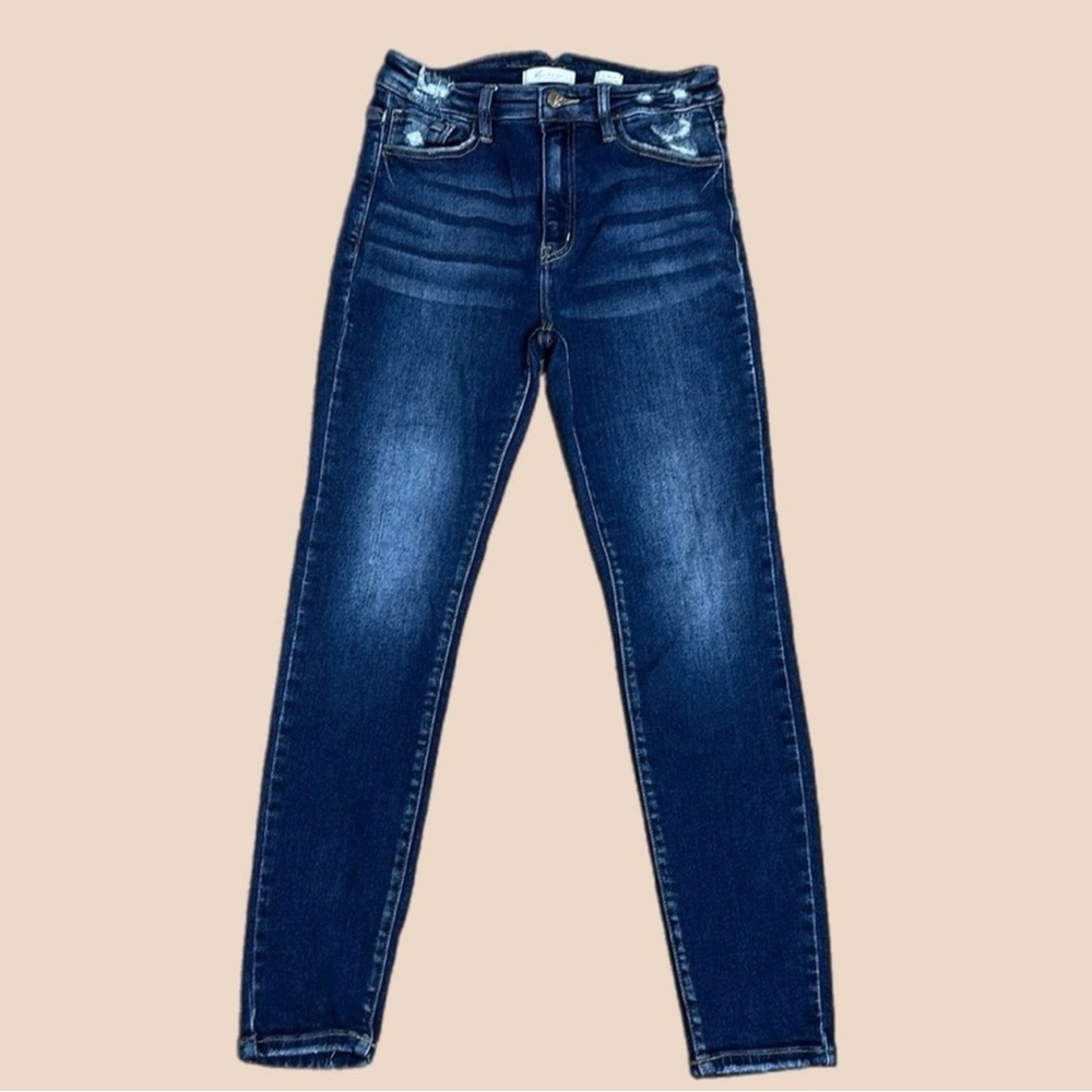 KanCan Signature Kurvy Ultra High-Rise Skinny Jeans Dark Blue Size 28